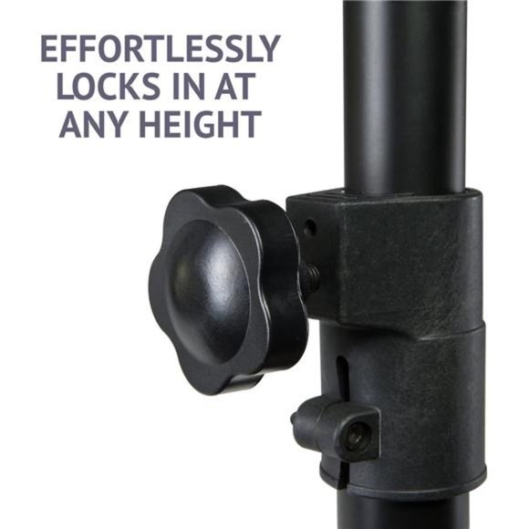 Professional Microphone Stand, Foldable Tripod Legs & Adjustable Counterweight - Picture 3 of 7